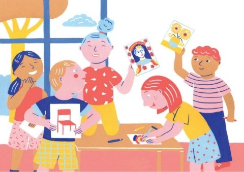 Kamishibaï la visite au musée