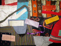 Création textile "Patchwork de souvenirs"